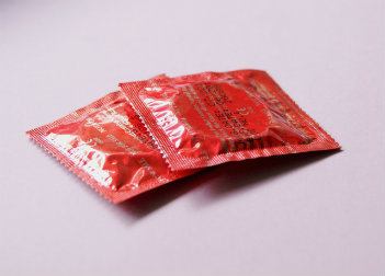 Red condoms
